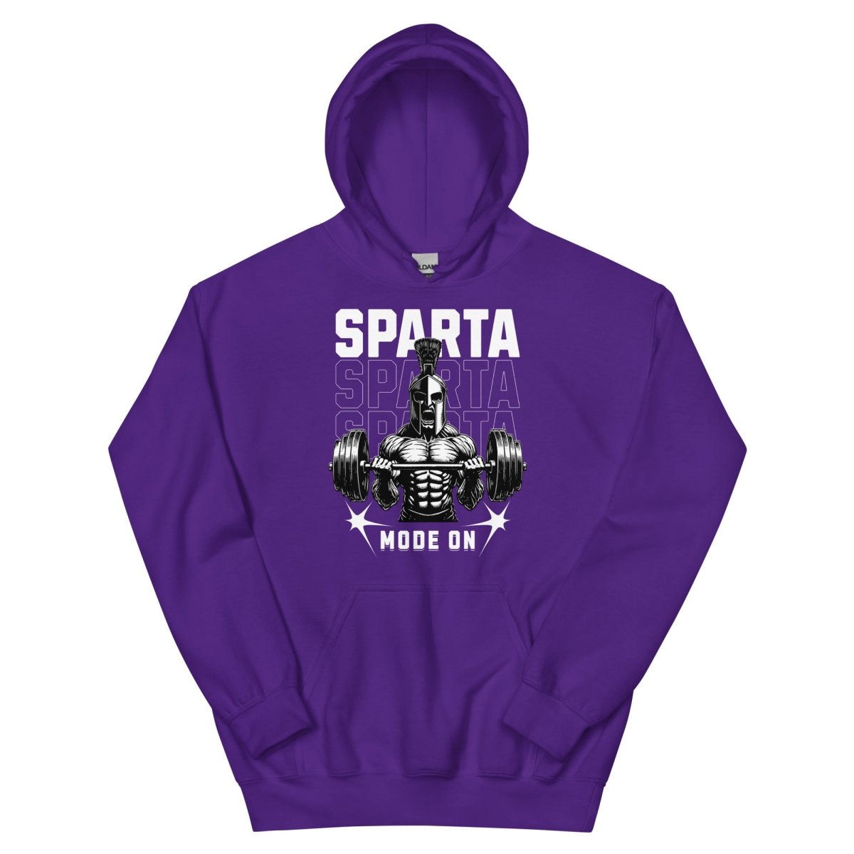 Unisex Hoodie "Sparta Mode On" - Streetwear - size_range | Black Ursus