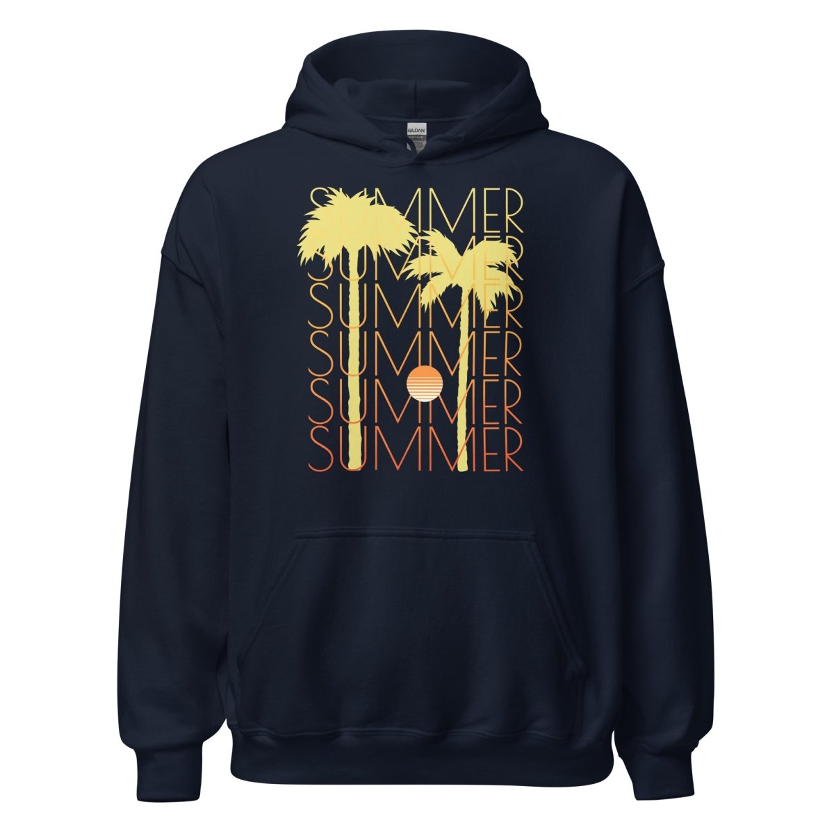 Unisex Hoodie "Summer Set" - Black Ursus | Urban Streetwear