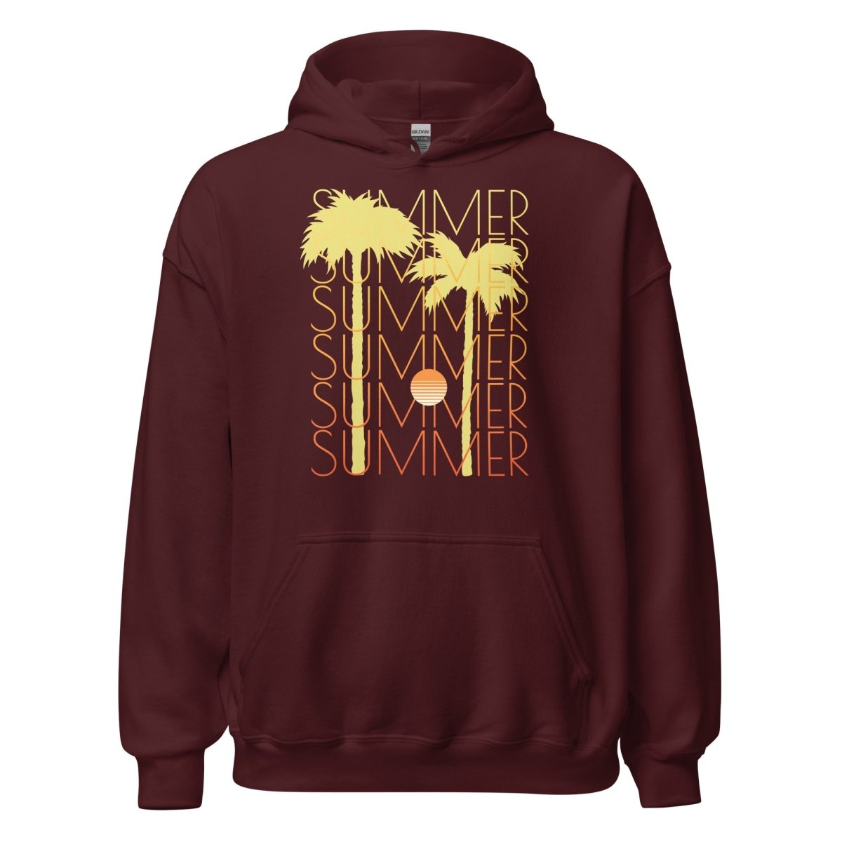 Unisex Hoodie "Summer Set" - Black Ursus | Urban Streetwear