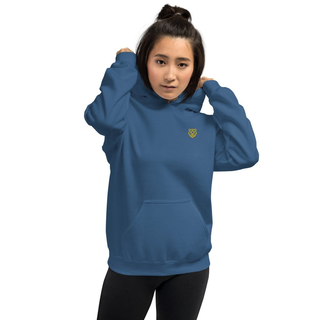 Unisex Hoodie " Tokyo" mit hochwertigem Logo - Stick in Farbe Gold - Streetwear - size_range | Black Ursus