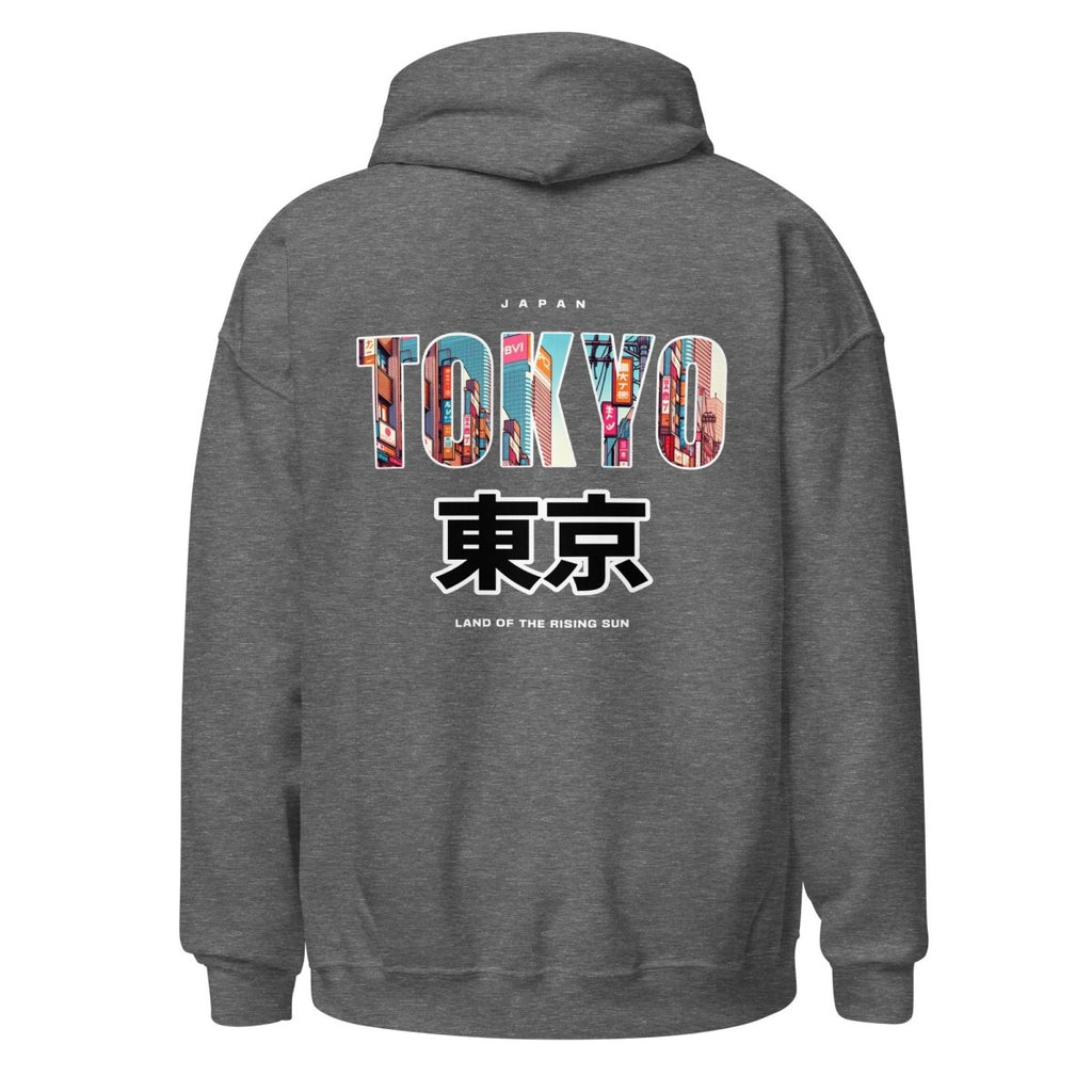 Unisex Hoodie " Tokyo" mit hochwertigem Logo - Stick in Farbe Gold - Streetwear - size_range | Black Ursus