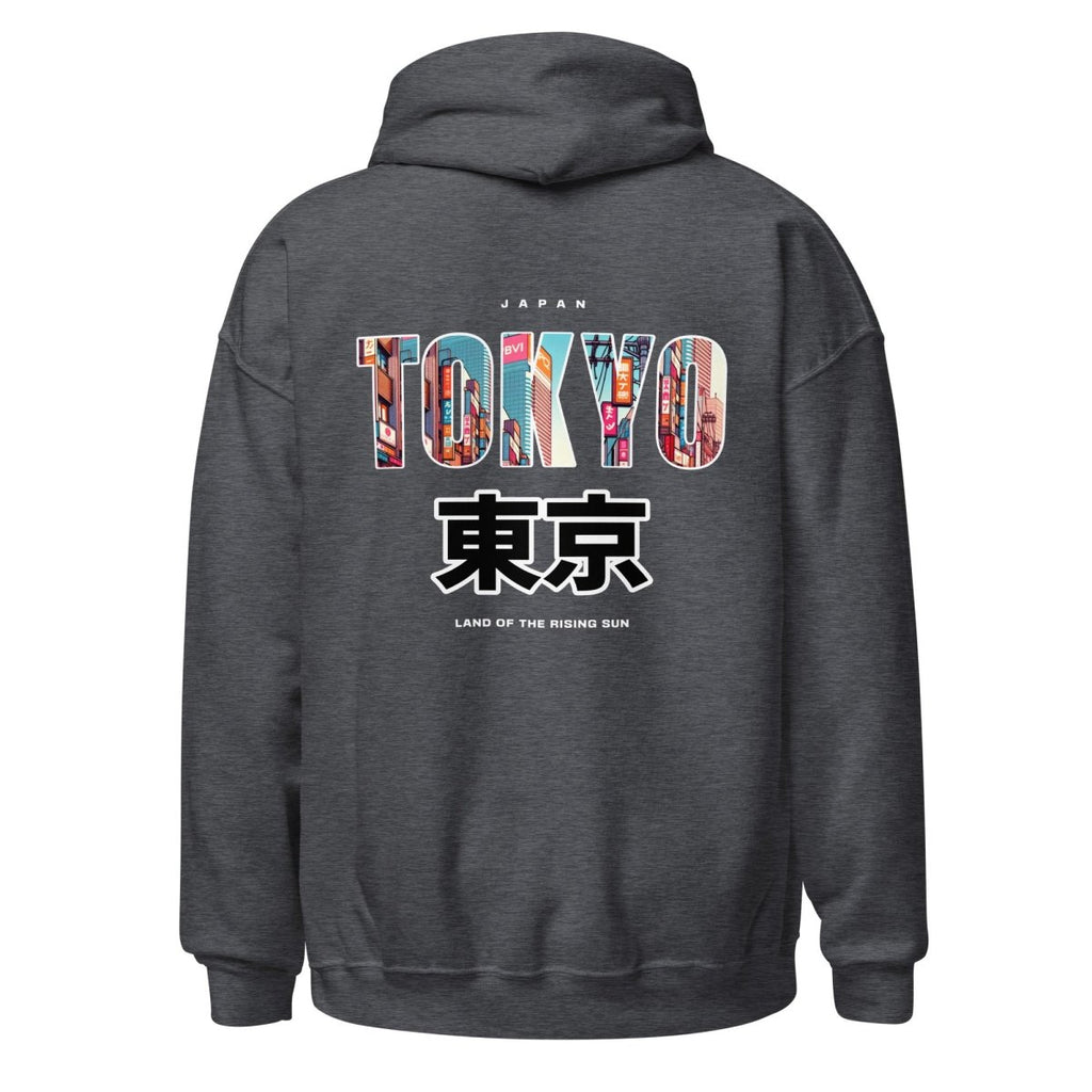 Unisex Hoodie " Tokyo" mit hochwertigem Logo - Stick in Farbe Gold - Streetwear - size_range | Black Ursus