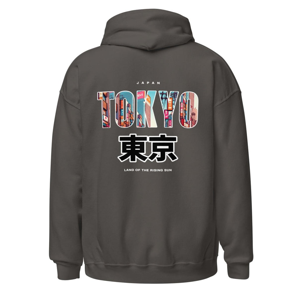 Unisex Hoodie " Tokyo" mit hochwertigem Logo - Stick in Farbe Gold - Streetwear - size_range | Black Ursus