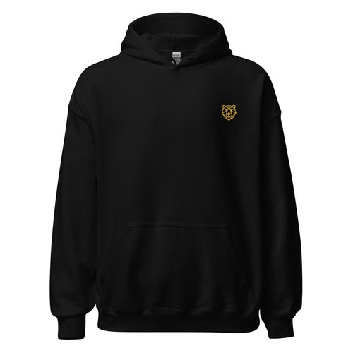 Unisex Hoodie " Tokyo" mit hochwertigem Logo - Stick in Farbe Gold - Streetwear - size_range | Black Ursus
