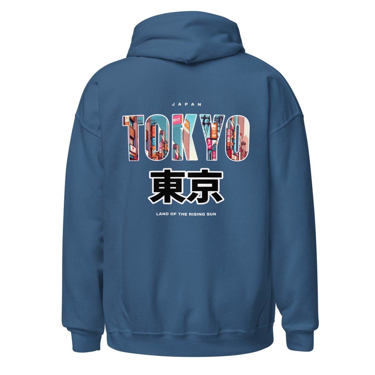 Unisex Hoodie " Tokyo" mit hochwertigem Logo - Stick in Farbe Gold - Streetwear - size_range | Black Ursus