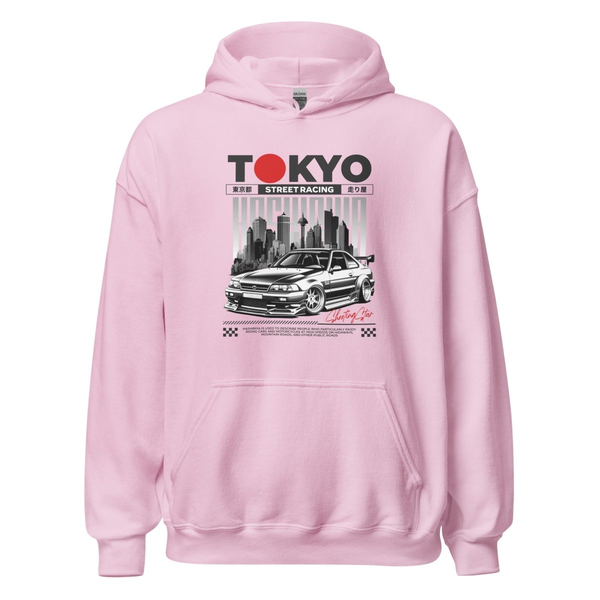 Unisex Hoodie "Tokyo Street Racing 2" - Streetwear - size_range | Black Ursus