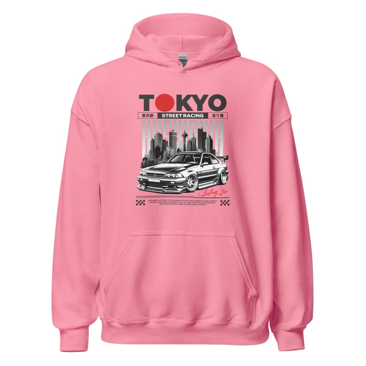 Unisex Hoodie "Tokyo Street Racing 2" - Streetwear - size_range | Black Ursus