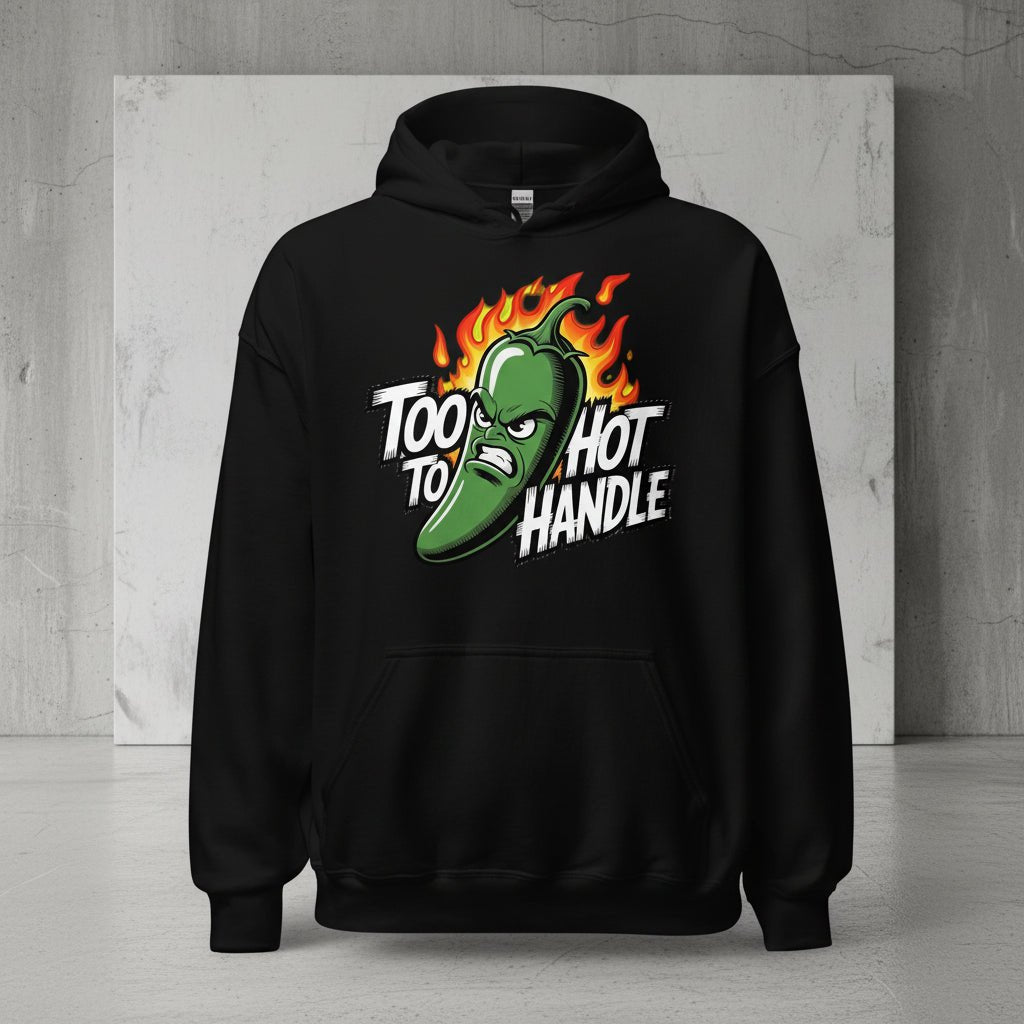 Unisex Hoodie "Too HOT" - Streetwear - size_range | Black Ursus