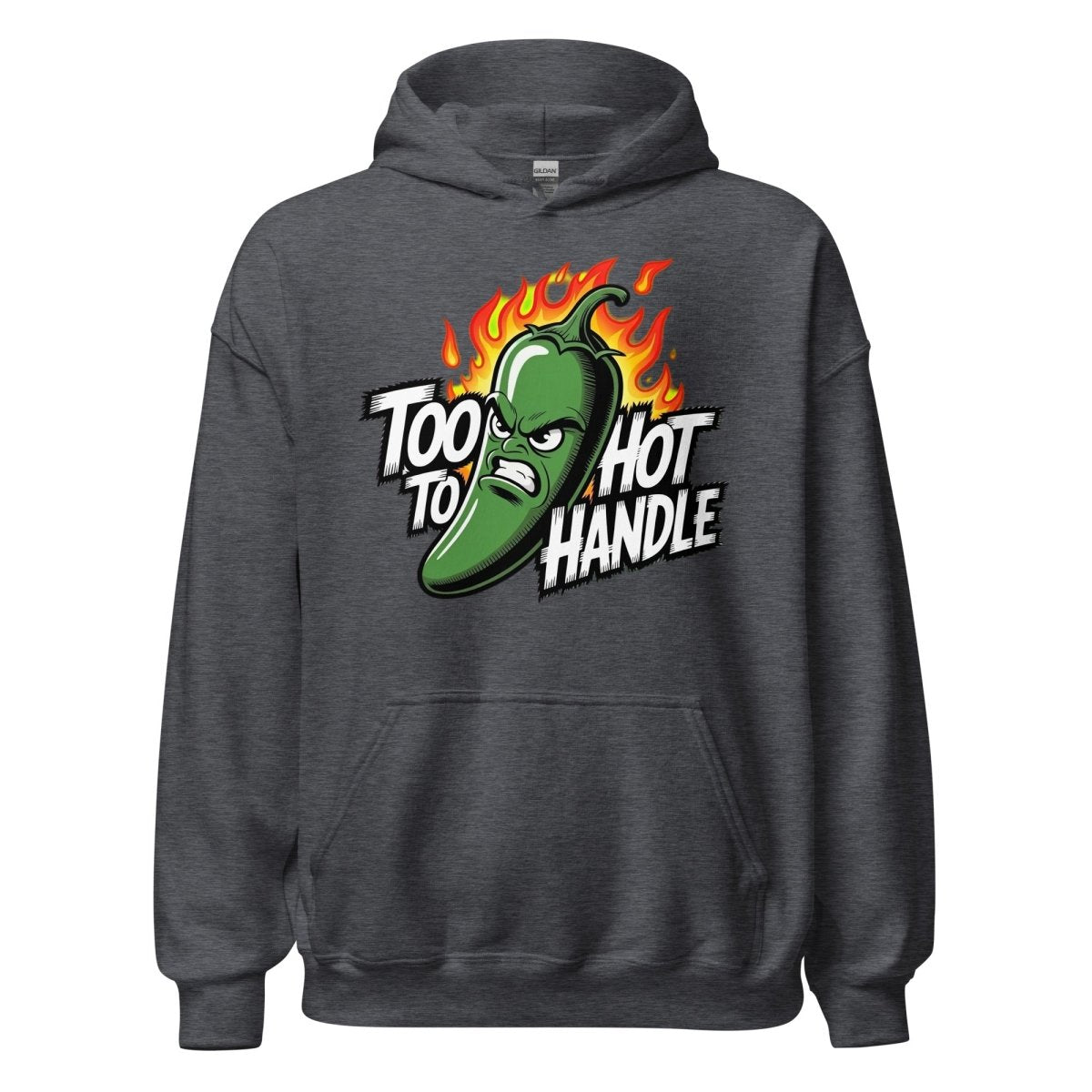 Unisex Hoodie "Too HOT" - Black Ursus | Urban Streetwear