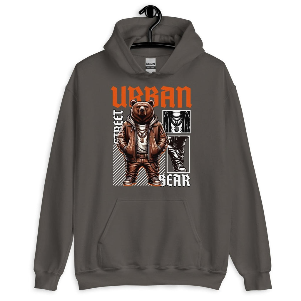 Unisex Hoodie "Urban BEAR" - Black Ursus | Urban Streetwear