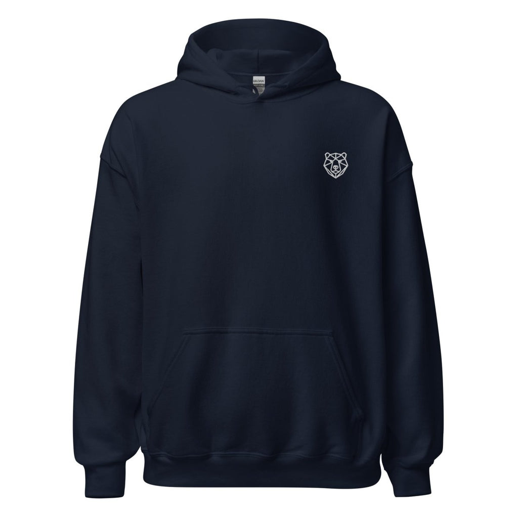 Unisex Hoodie "URBAN BEAST" mit hochwertigem Logo - Stick in Weiß - Streetwear - size_range | Black Ursus