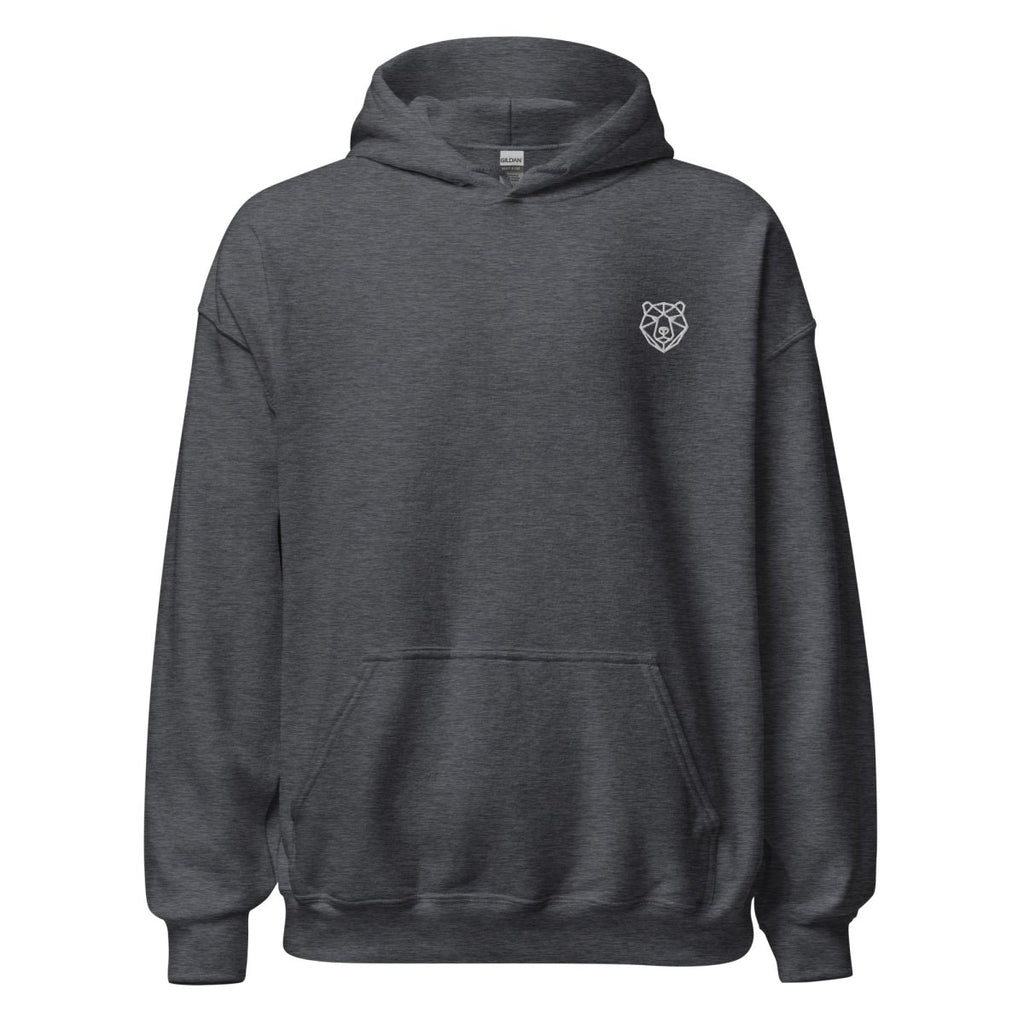 Unisex Hoodie "URBAN BEAST" mit hochwertigem Logo - Stick in Weiß - Streetwear - size_range | Black Ursus
