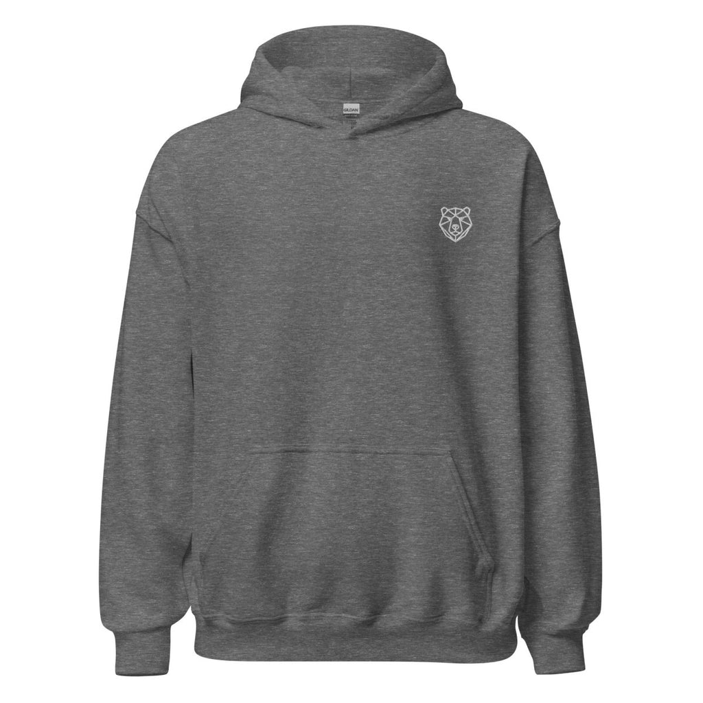 Unisex Hoodie "URBAN BEAST" mit hochwertigem Logo - Stick in Weiß - Streetwear - size_range | Black Ursus