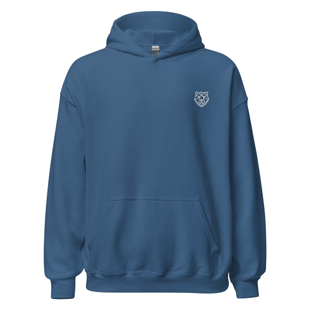 Unisex Hoodie "URBAN BEAST" mit hochwertigem Logo - Stick in Weiß - Streetwear - size_range | Black Ursus