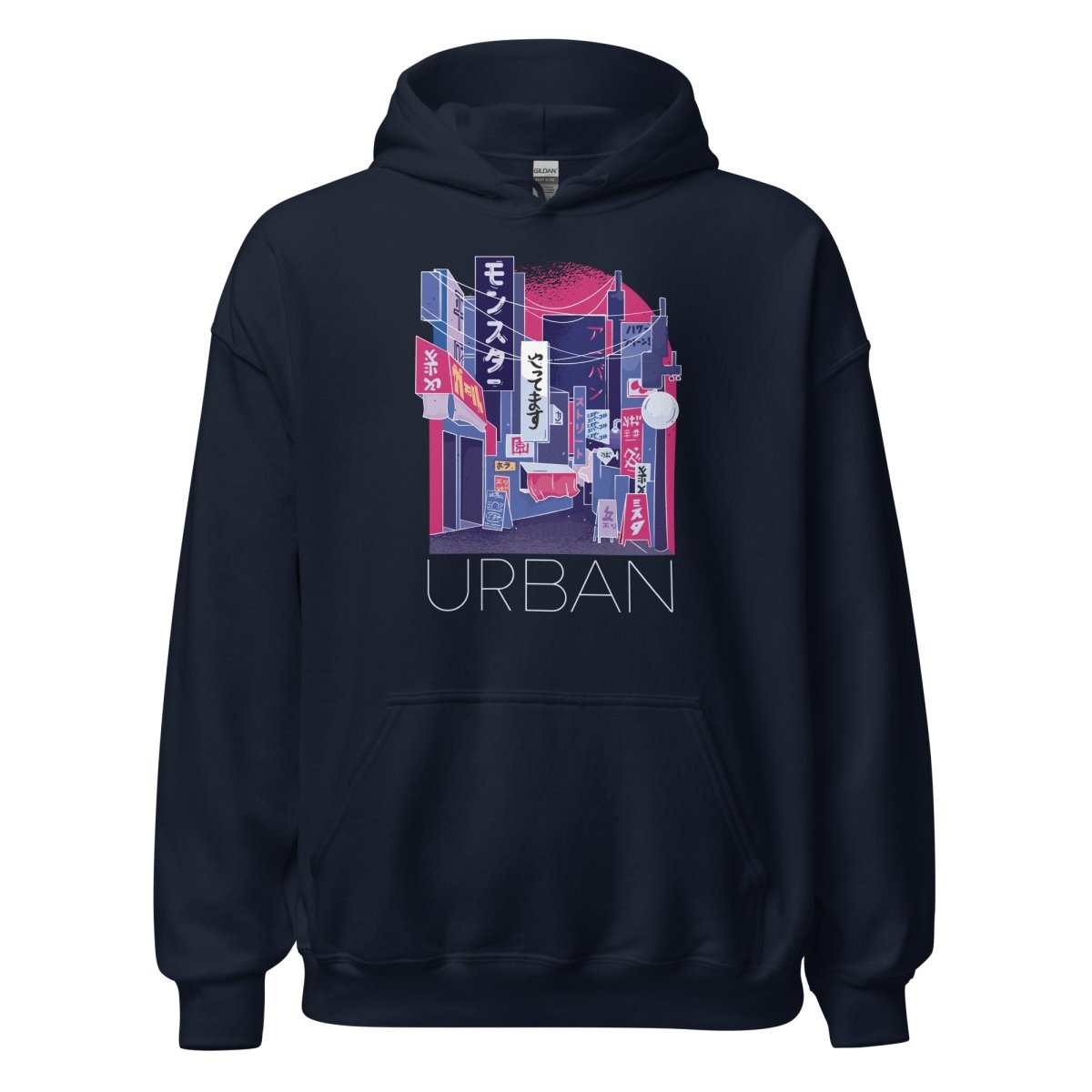 Unisex - Hoodie "URBAN" - Streetwear - size_range | Black Ursus