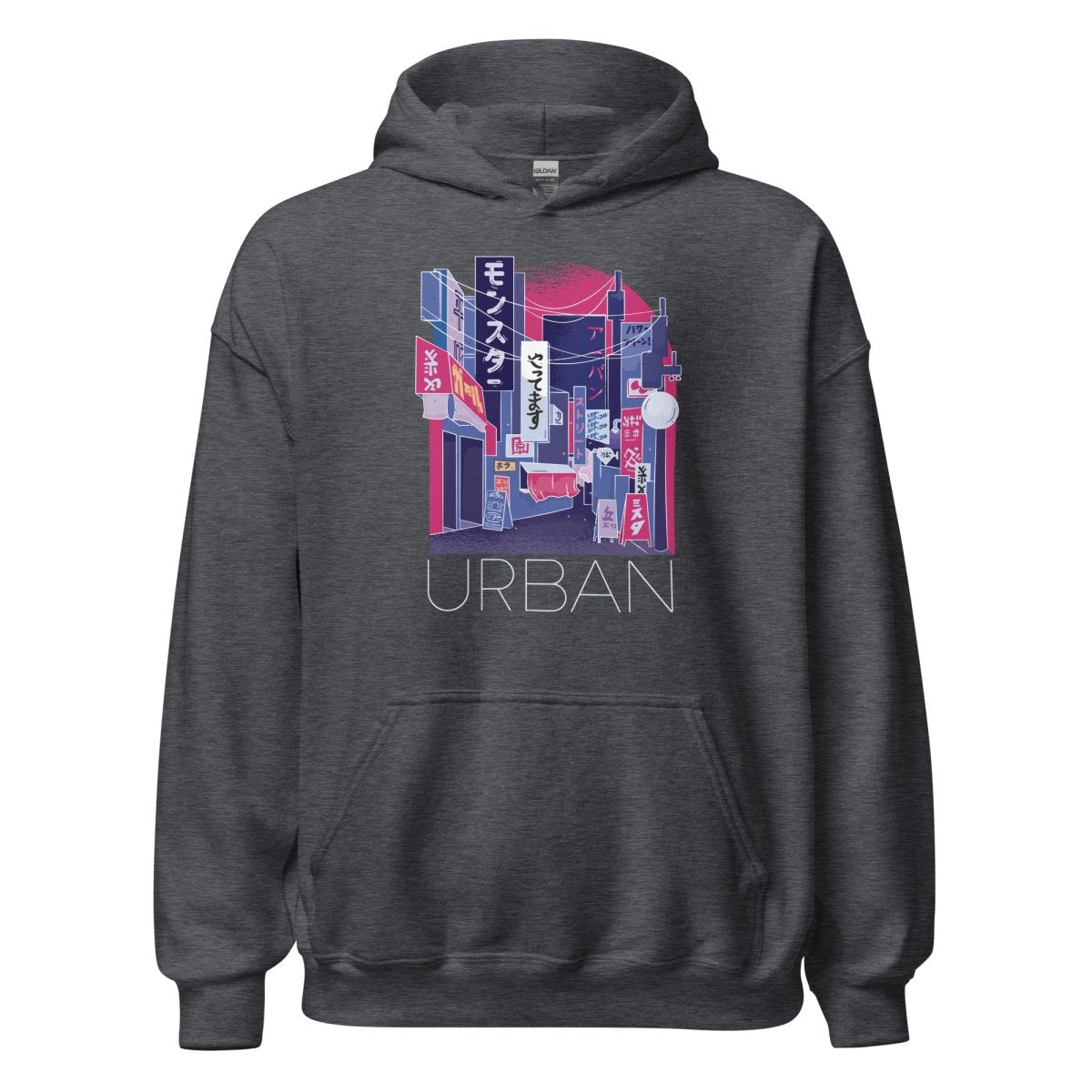 Unisex - Hoodie "URBAN" - Streetwear - size_range | Black Ursus