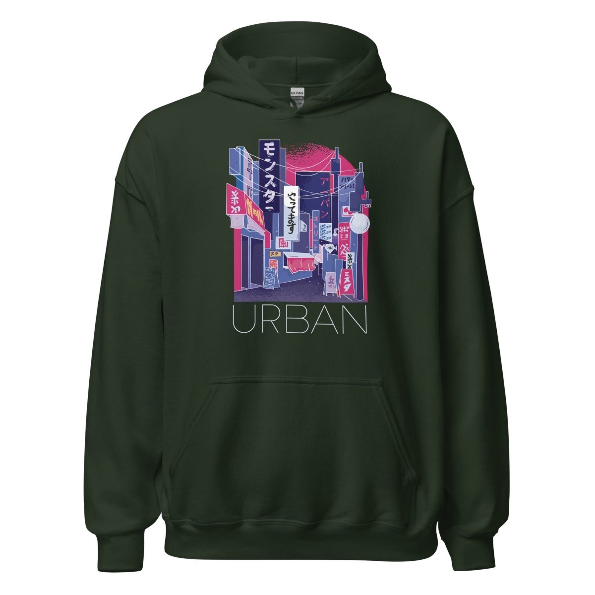 Unisex - Hoodie "URBAN" - Streetwear - size_range | Black Ursus