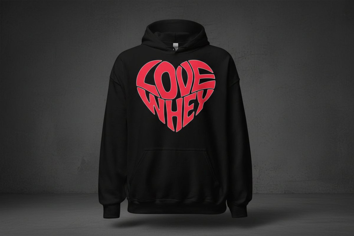 Unisex - Hoodie "WHEY" - Black Ursus | Urban Streetwear