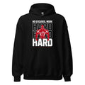 Unisex Hoodie " Work Hard" - Streetwear - size_range | Black Ursus