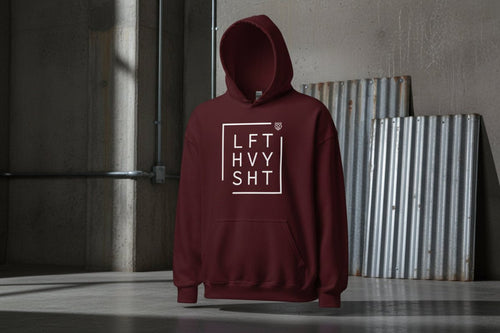 Unisex Hoodie "Lift Heavy Shit" - Streetwear - size_range | Black Ursus