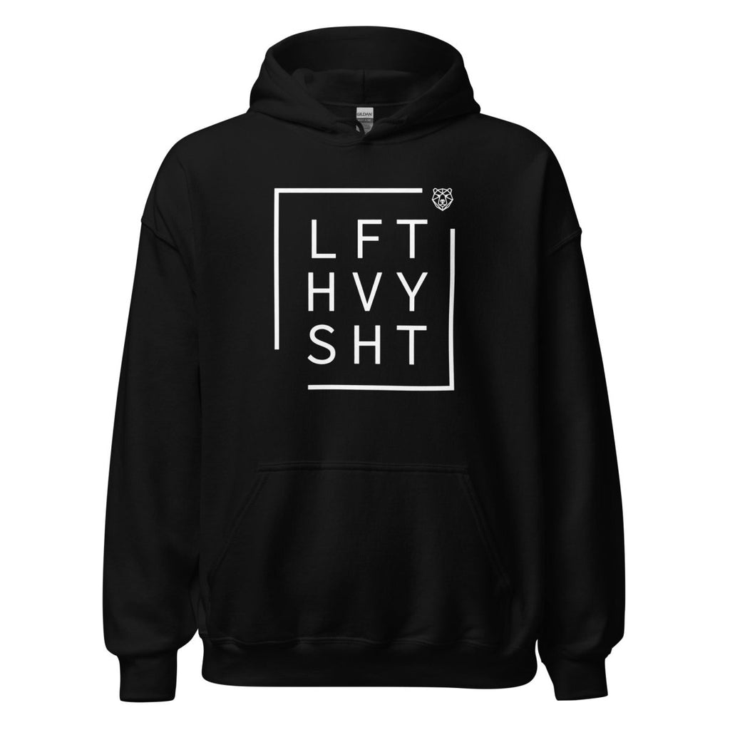 Unisex Hoodie "Lift Heavy Shit" - Streetwear - size_range | Black Ursus