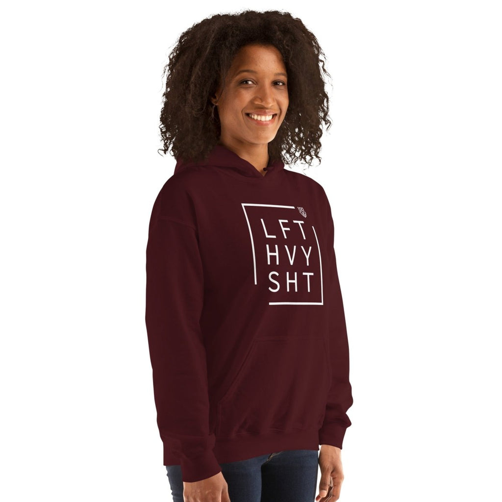 Unisex Hoodie "Lift Heavy Shit" - Streetwear - size_range | Black Ursus