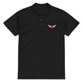 Unisex Polo "Flying Basketball" mit hochwertigem Stick - Black Ursus | Urban Streetwear