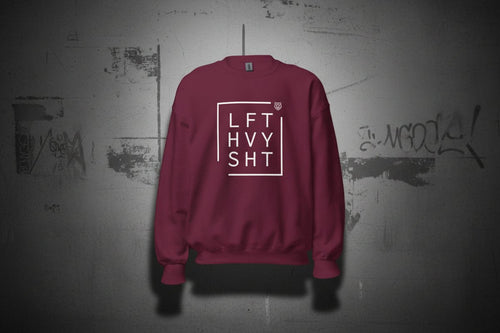 Gym Sweatshirt "LFT HVY SHT" – Streetwear für Lifter, S–5XL | Black Ursus - Streetwear - size_range | Black Ursus