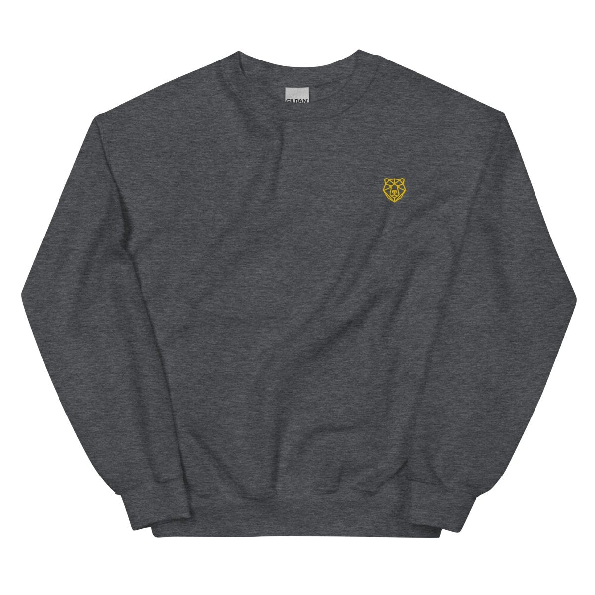 Unisex Swearshirt "My Trip" mit hochwertigem Logo - Stick in Farbe Gold - Black Ursus | Urban Streetwear
