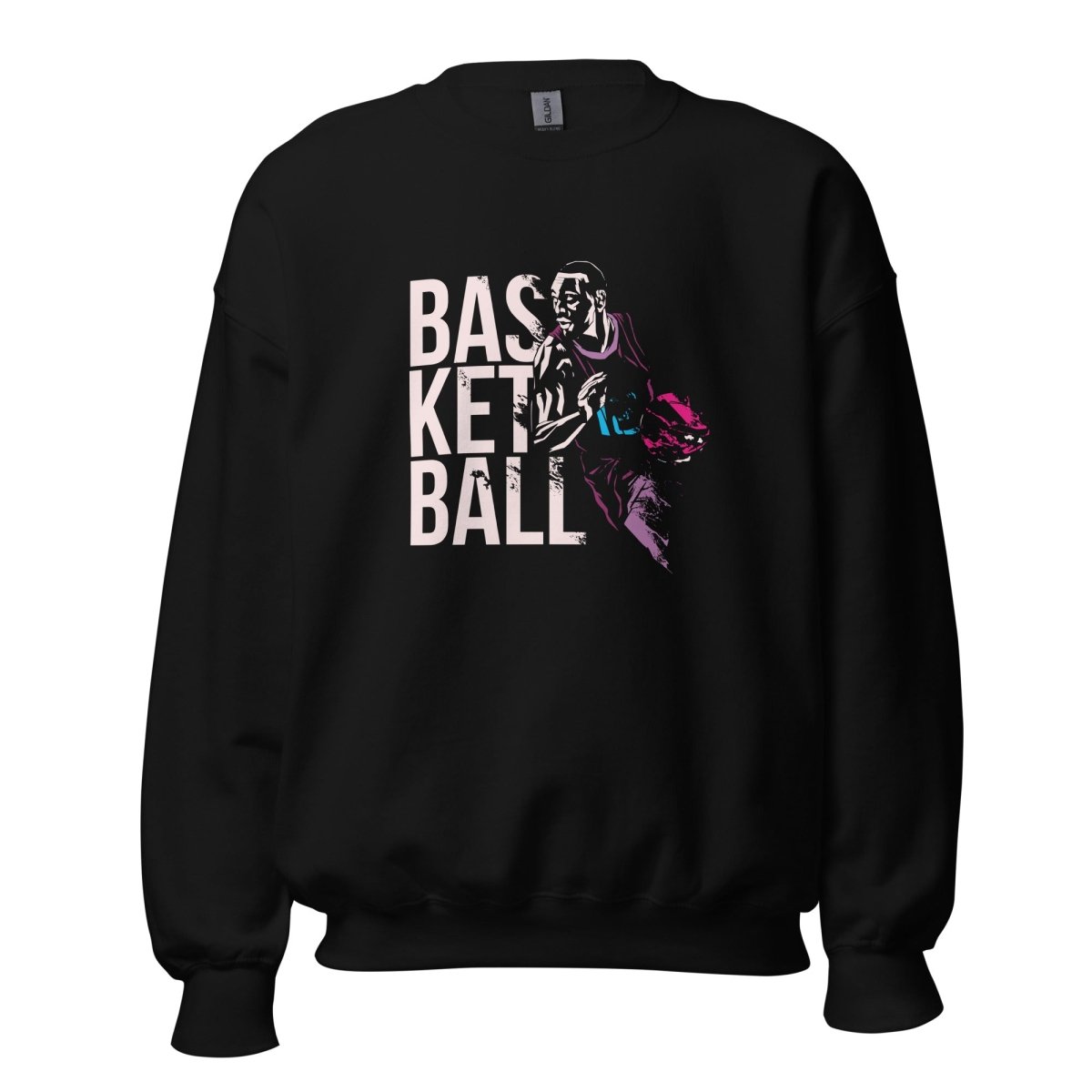 Unisex Sweatshirt "Basketball Action" - Black Ursus | Urban Streetwear