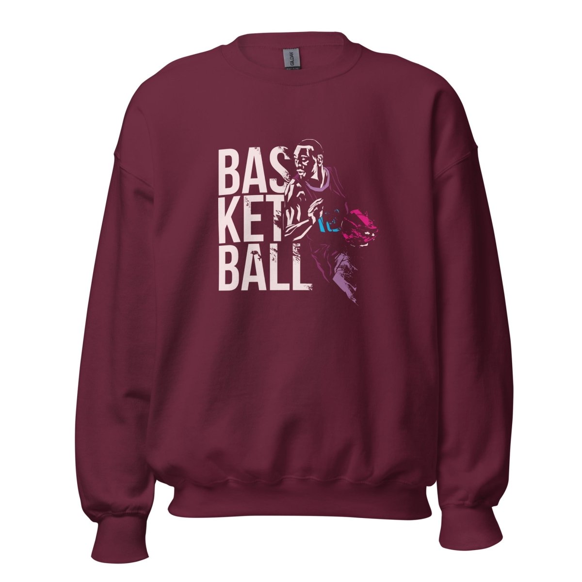 Unisex Sweatshirt "Basketball Action" - Black Ursus | Urban Streetwear