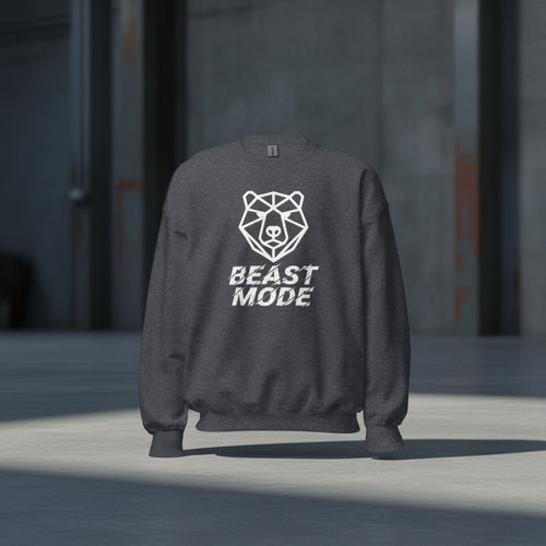 Gym Sweatshirt "Beast Mode" – Heavyweight Streetwear S–5XL | Black Ursus - Streetwear - size_range | Black Ursus