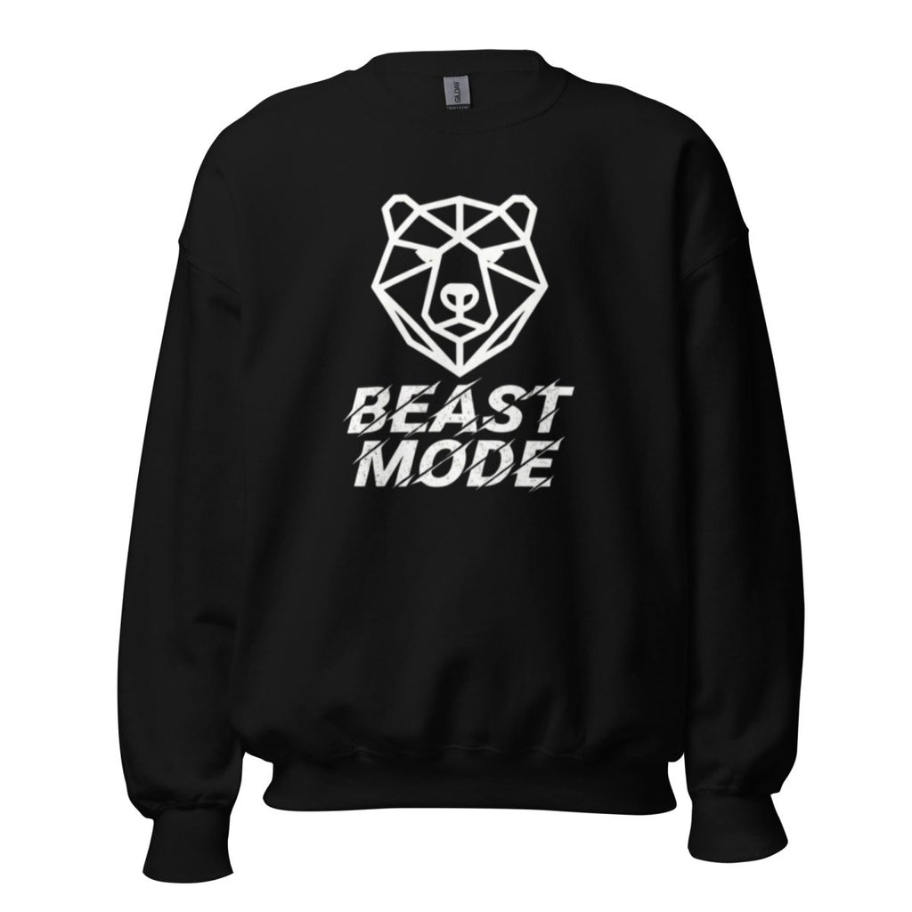Gym Sweatshirt "Beast Mode" – Heavyweight Streetwear S–5XL | Black Ursus - Streetwear - size_range | Black Ursus