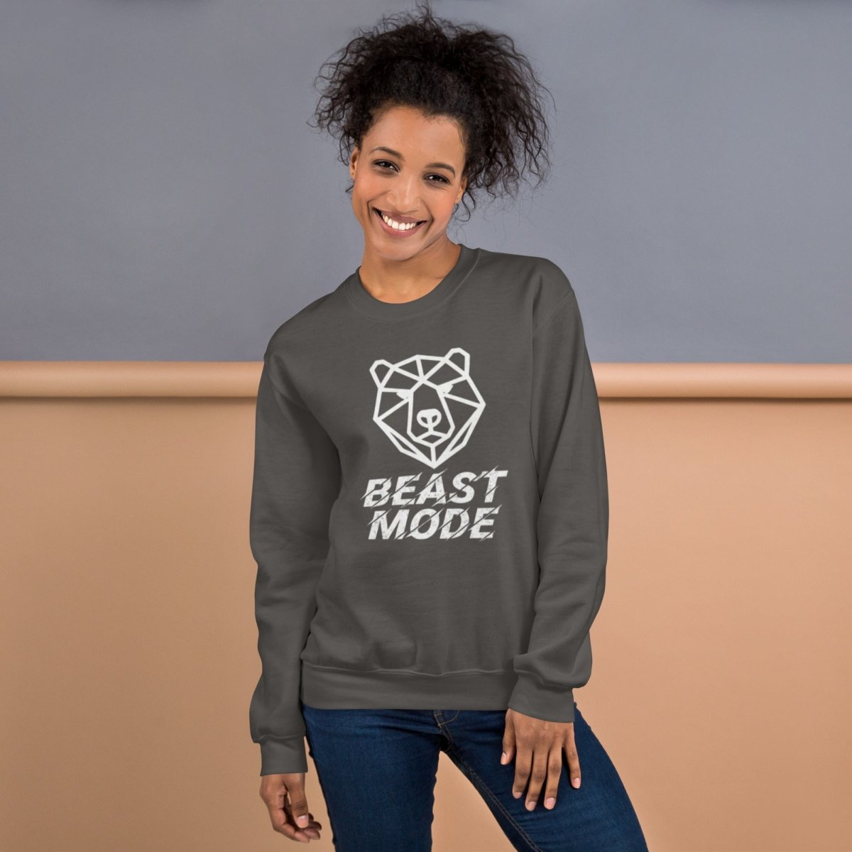 Unisex Sweatshirt "Beast Mode" - Black Ursus | Urban Streetwear