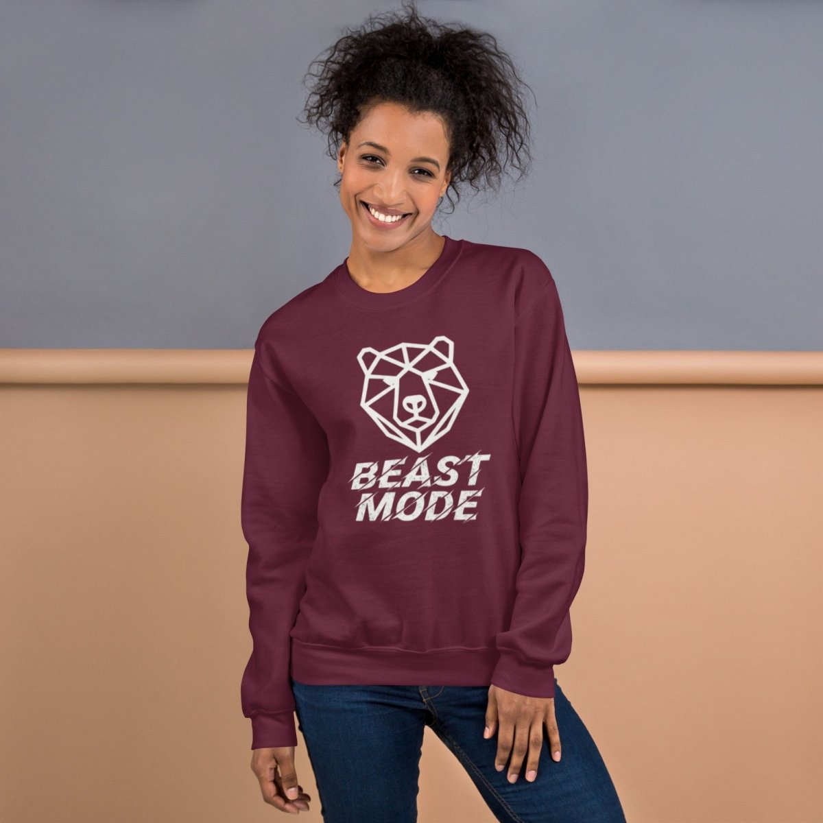 Unisex Sweatshirt "Beast Mode" - Black Ursus | Urban Streetwear