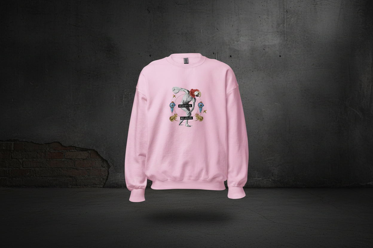 Unisex Sweatshirt „Beauty is relative“ - Streetwear - size_range | Black Ursus