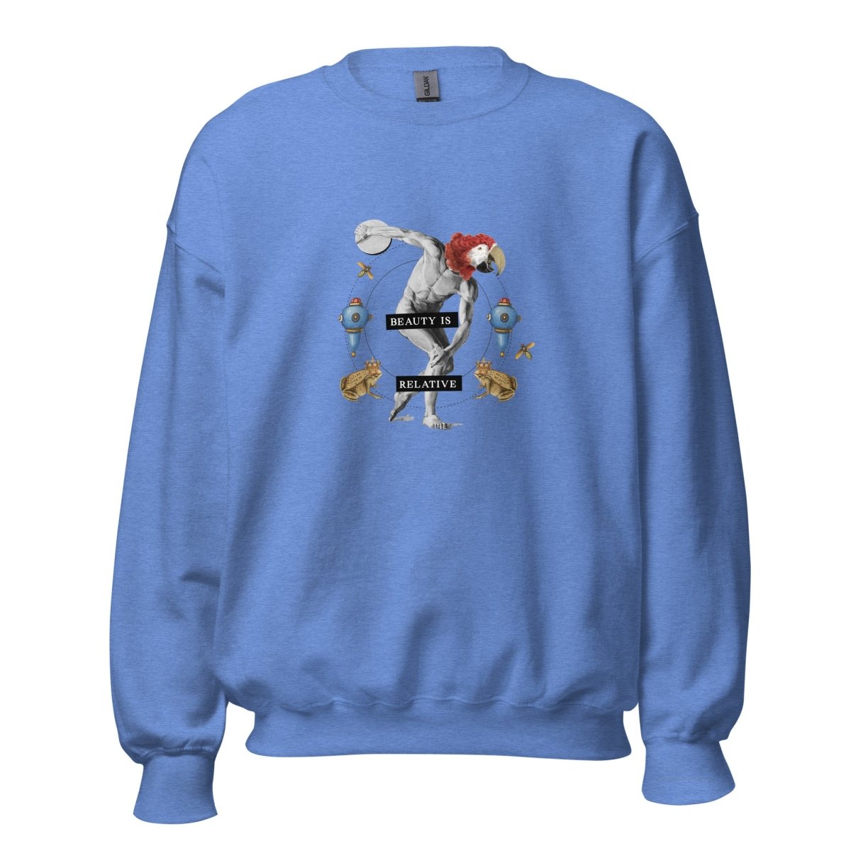 Unisex Sweatshirt „Beauty is relative“ - Streetwear - size_range | Black Ursus