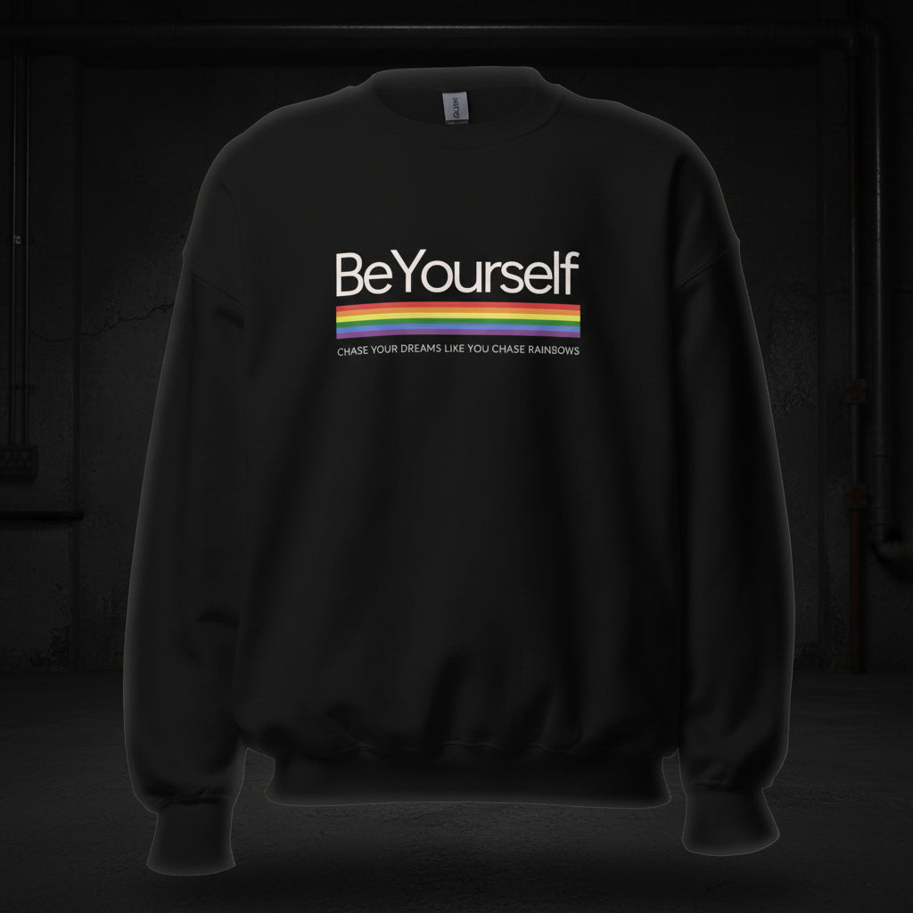 Unisex Sweatshirt "BeYourself" - Black Ursus | Urban Streetwear