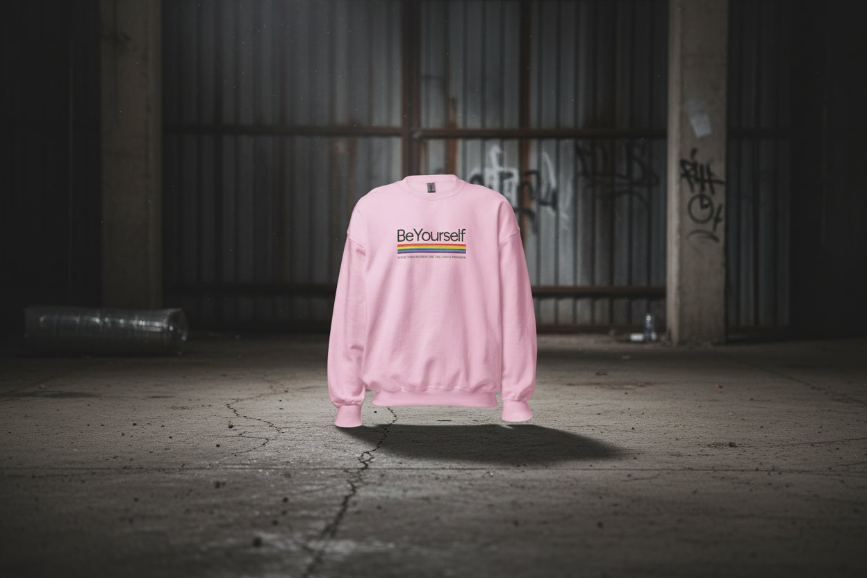 Unisex Sweatshirt "BeYourself" - Black Ursus | Urban Streetwear