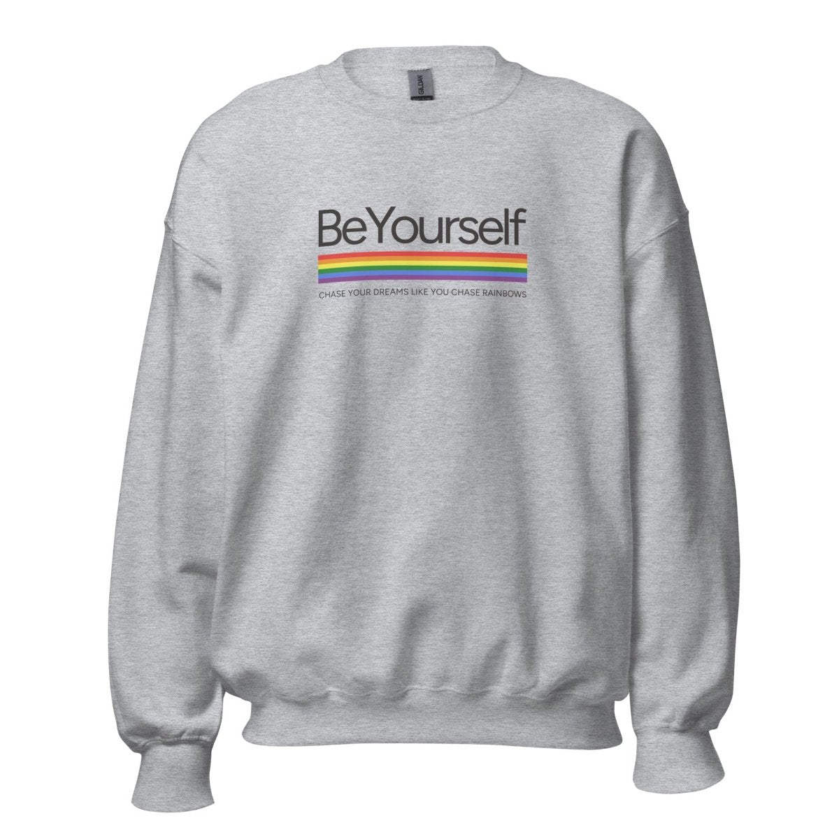 Unisex Sweatshirt "BeYourself" - Black Ursus | Urban Streetwear