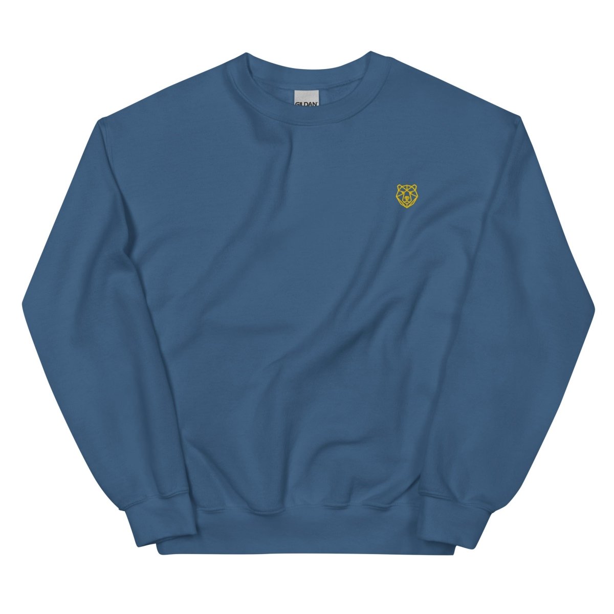 Unisex Sweatshirt "Black Ursus" mit hochwertigem Logo - Stick in Farbe Gold - Black Ursus | Urban Streetwear