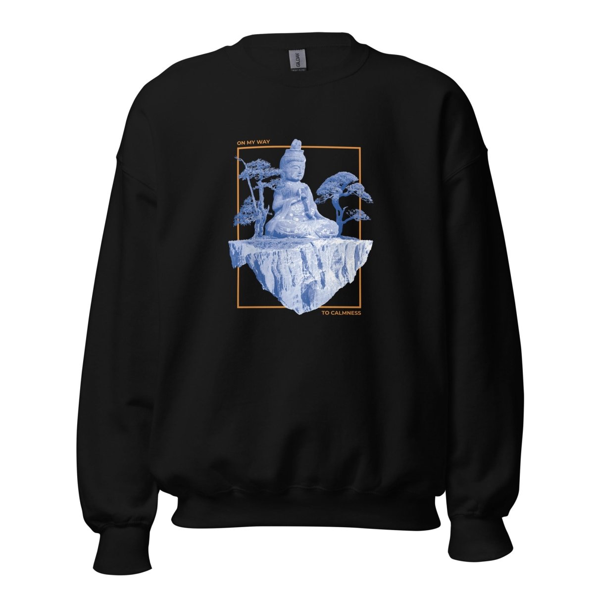 Unisex Sweatshirt „Calmness“ - Black Ursus | Urban Streetwear