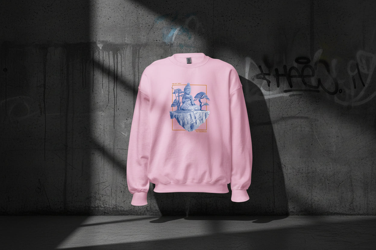Unisex Sweatshirt „Calmness“ - Black Ursus | Urban Streetwear
