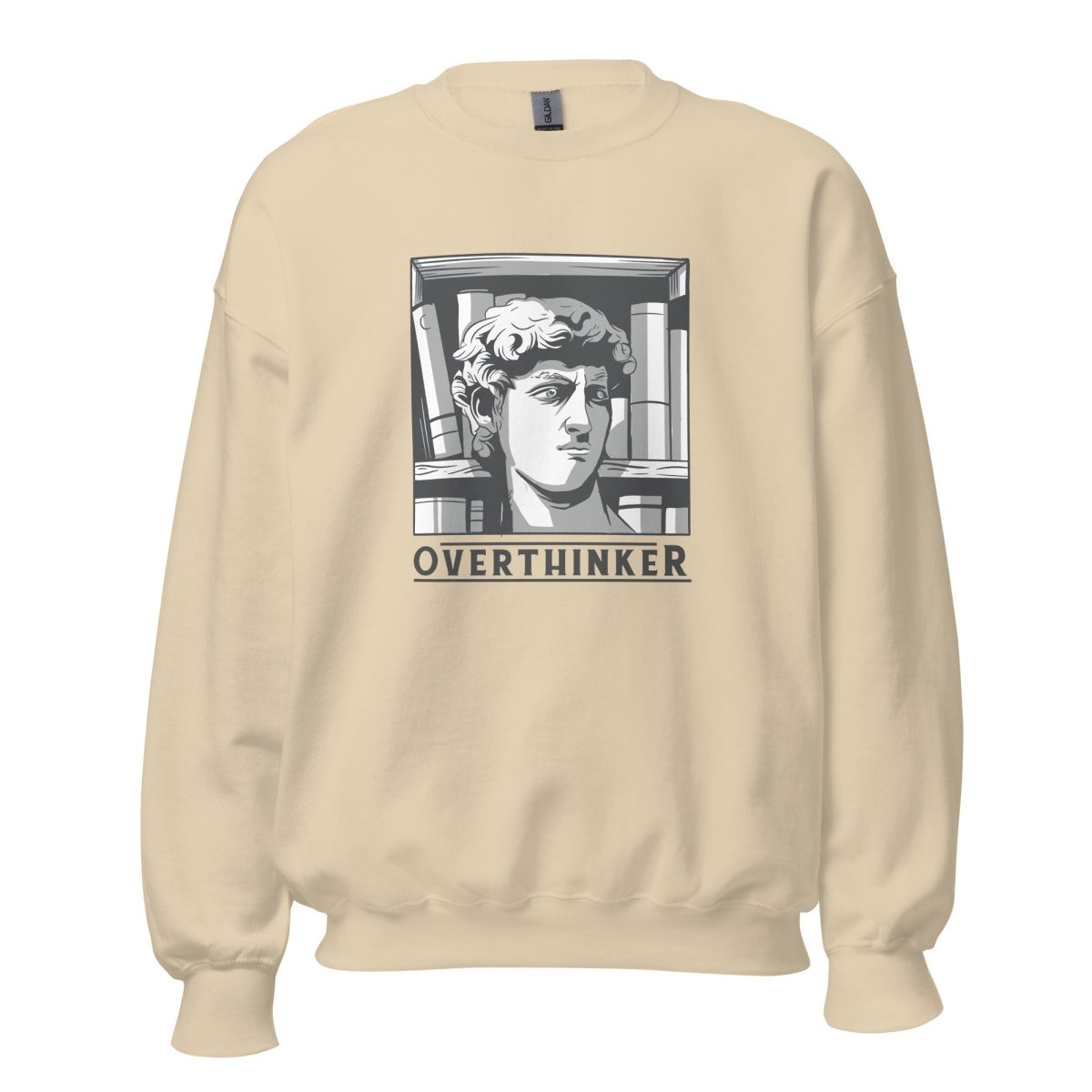 Unisex Sweatshirt „David the Overthinker“ - Black Ursus | Urban Streetwear