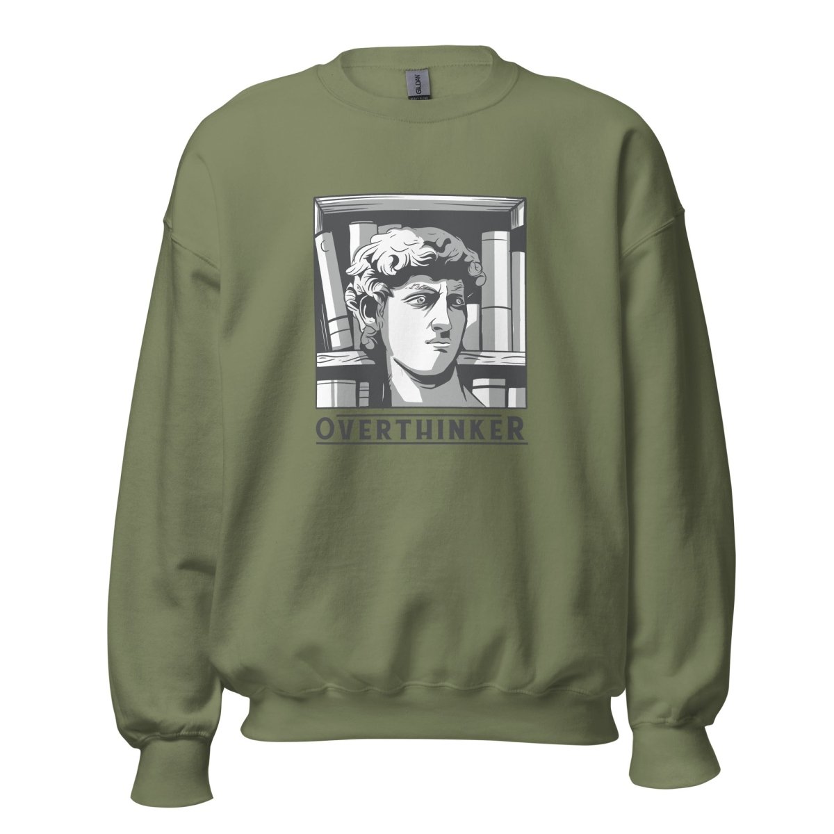 Unisex Sweatshirt „David the Overthinker“ - Black Ursus | Urban Streetwear