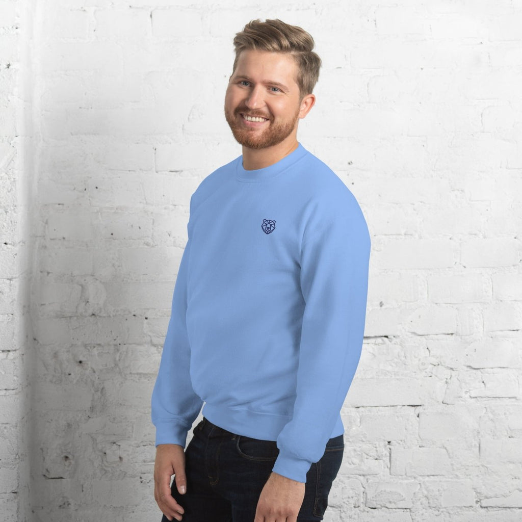 Unisex Sweatshirt "Different" mit hochwertigem Logo - Stick in Navy Blau - Streetwear - size_range | Black Ursus