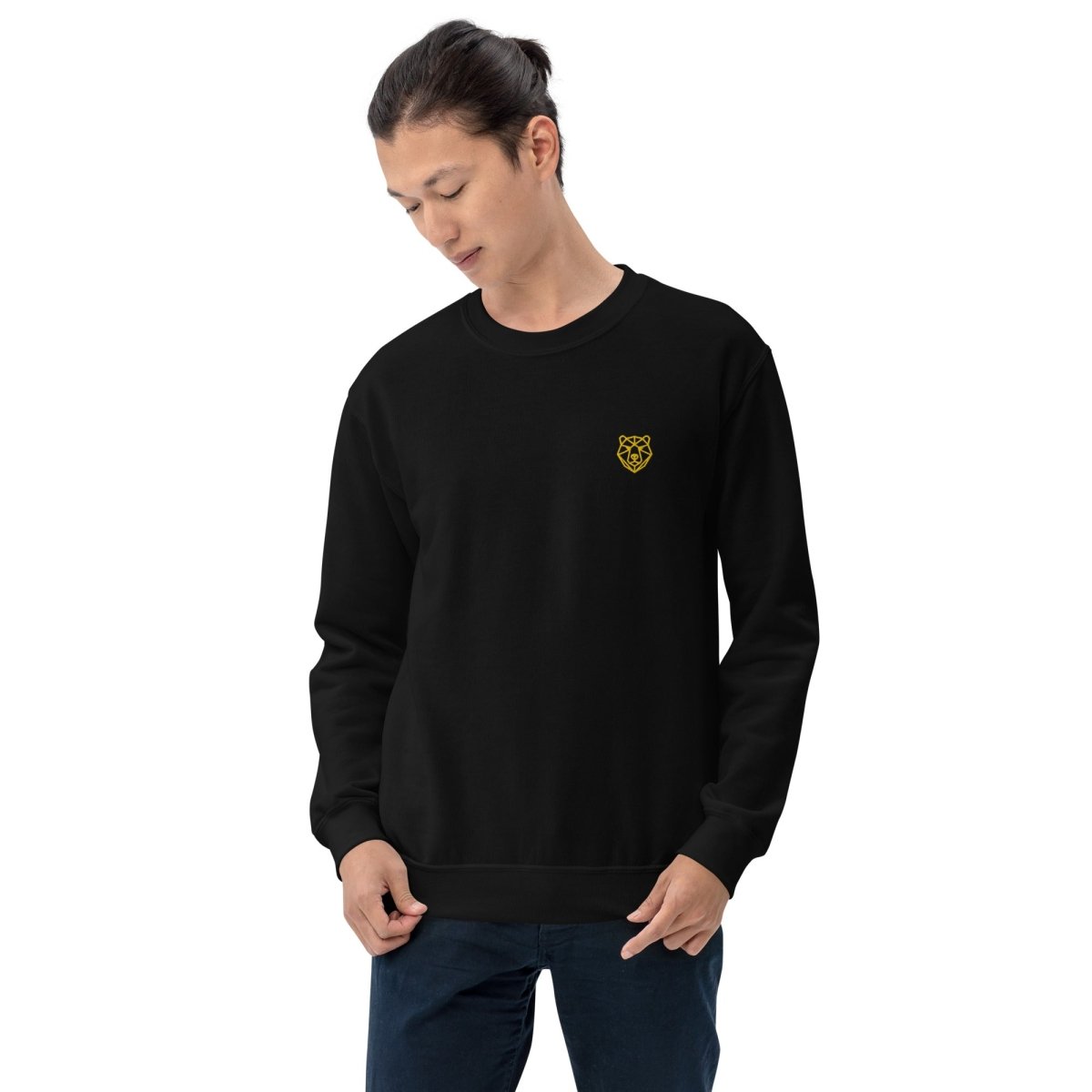 Streetwear Sweatshirt "Dragon" – Premium Stick Gold, S–5XL | Black Ursus - Streetwear - size_range | Black Ursus