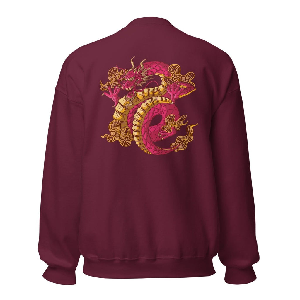 Streetwear Sweatshirt "Dragon" – Premium Stick Gold, S–5XL | Black Ursus - Streetwear - size_range | Black Ursus