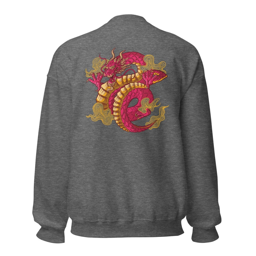 Streetwear Sweatshirt "Dragon" – Premium Stick Gold, S–5XL | Black Ursus - Streetwear - size_range | Black Ursus