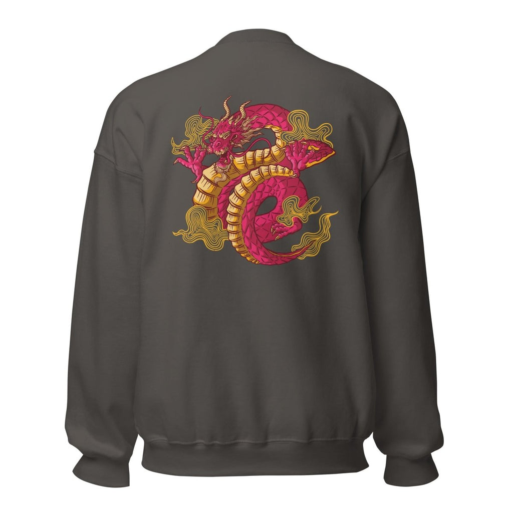 Streetwear Sweatshirt "Dragon" – Premium Stick Gold, S–5XL | Black Ursus - Streetwear - size_range | Black Ursus